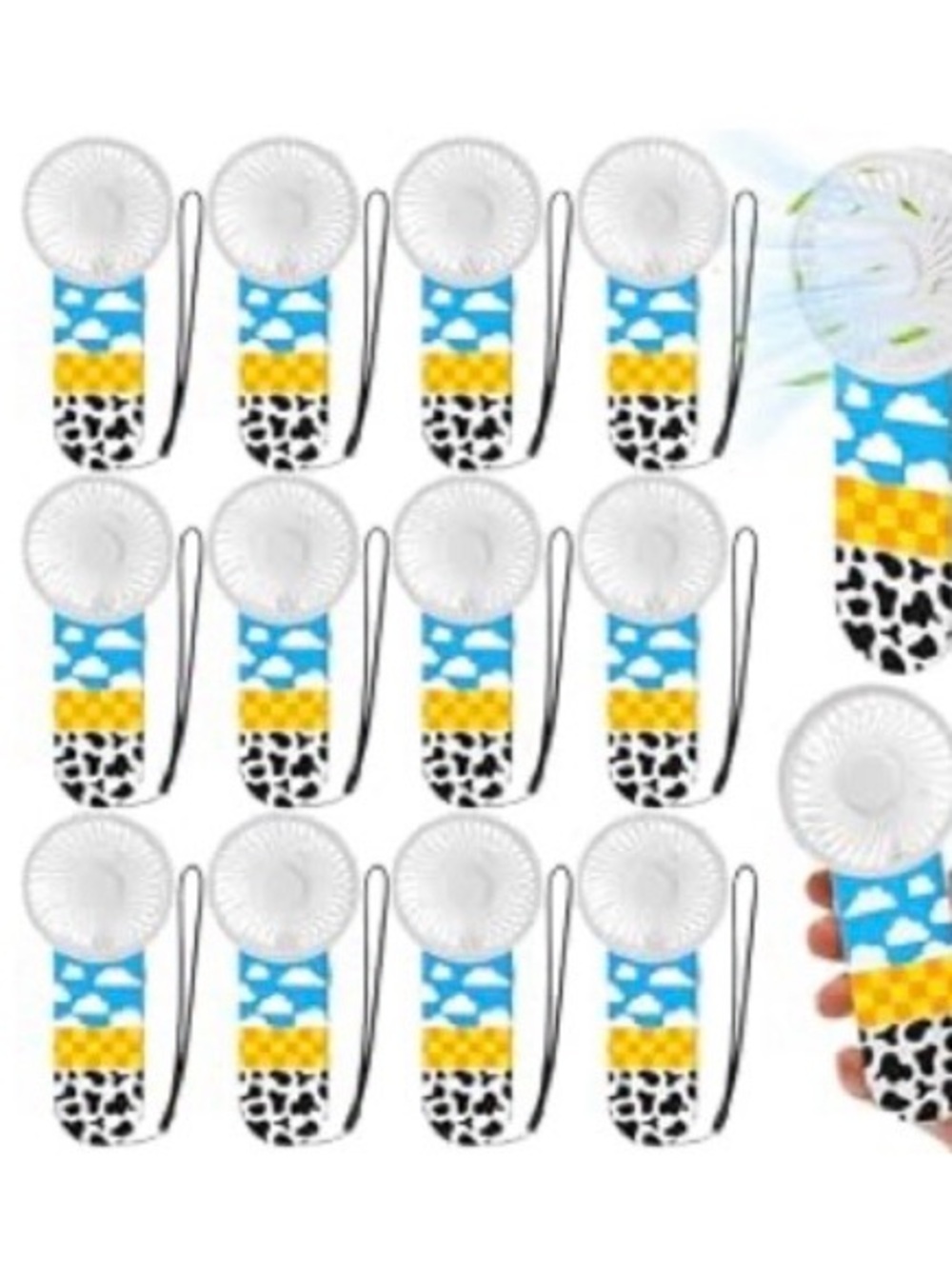 Gerri Mini Fans Toy Story Inspired Pattern